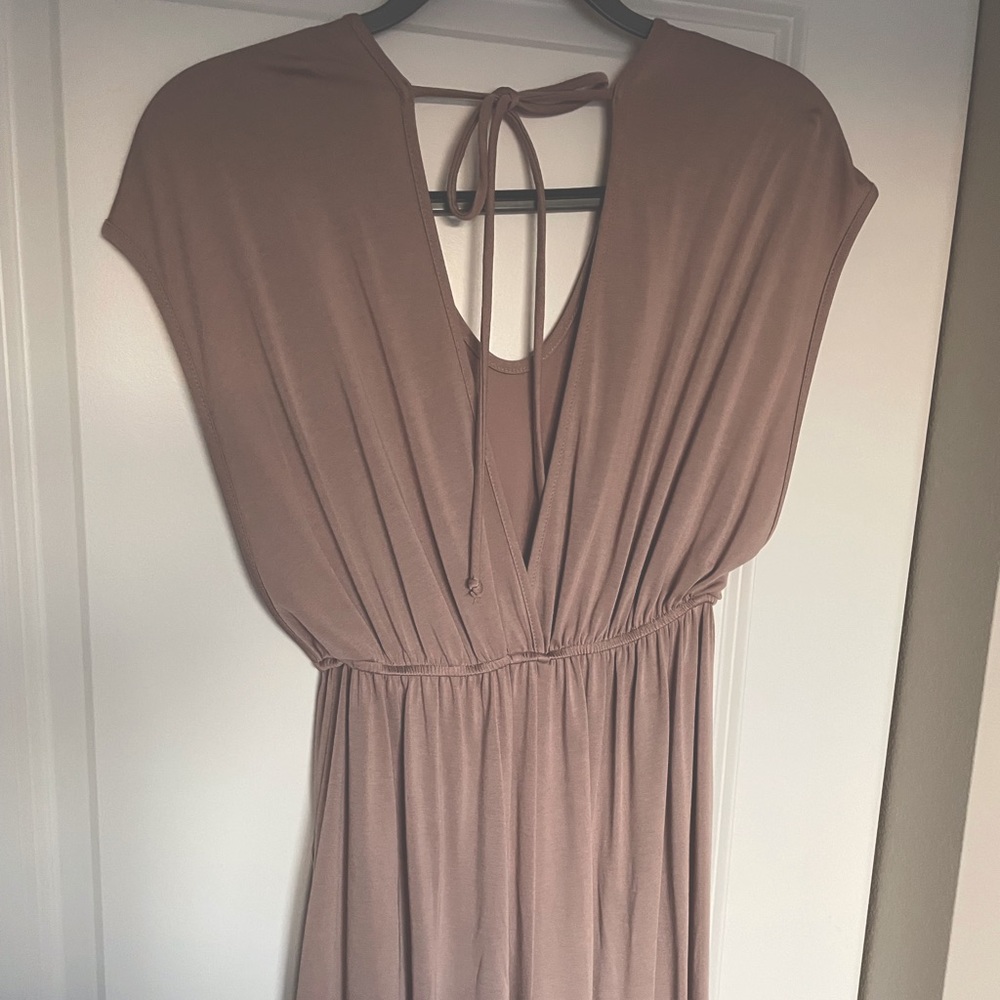 COMFY JUMPSUIT in Taupe